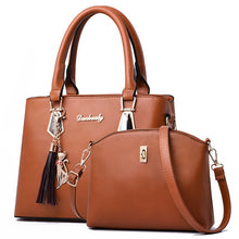 Load image into Gallery viewer, women bag Fashion Casual Contain two packages Luxury handbag Designer Shoulder bags new bags for women 2019 Composite bag bolsos