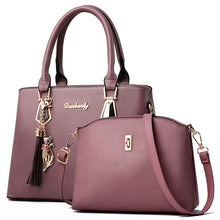 Load image into Gallery viewer, women bag Fashion Casual Contain two packages Luxury handbag Designer Shoulder bags new bags for women 2019 Composite bag bolsos