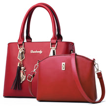 Load image into Gallery viewer, women bag Fashion Casual Contain two packages Luxury handbag Designer Shoulder bags new bags for women 2019 Composite bag bolsos