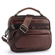 Load image into Gallery viewer, ZZNICK 2019 Genuine Cowhide Leather Shoulder Bag Small Messenger Bags Men Travel Crossbody Bag Handbags New Fashion Men Bag Flap