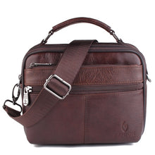 Load image into Gallery viewer, ZZNICK 2019 Genuine Cowhide Leather Shoulder Bag Small Messenger Bags Men Travel Crossbody Bag Handbags New Fashion Men Bag Flap