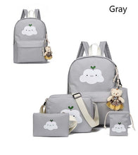Load image into Gallery viewer, 2019 New Fashion Nylon Backpack Schoolbags School For Girl Teenagers Casual Children Travel Bags Rucksack Cute Cloud Printing